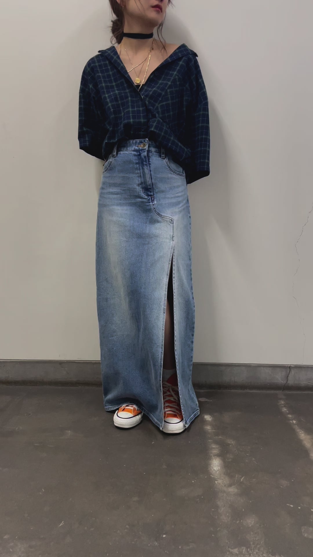 スリットデニムSK