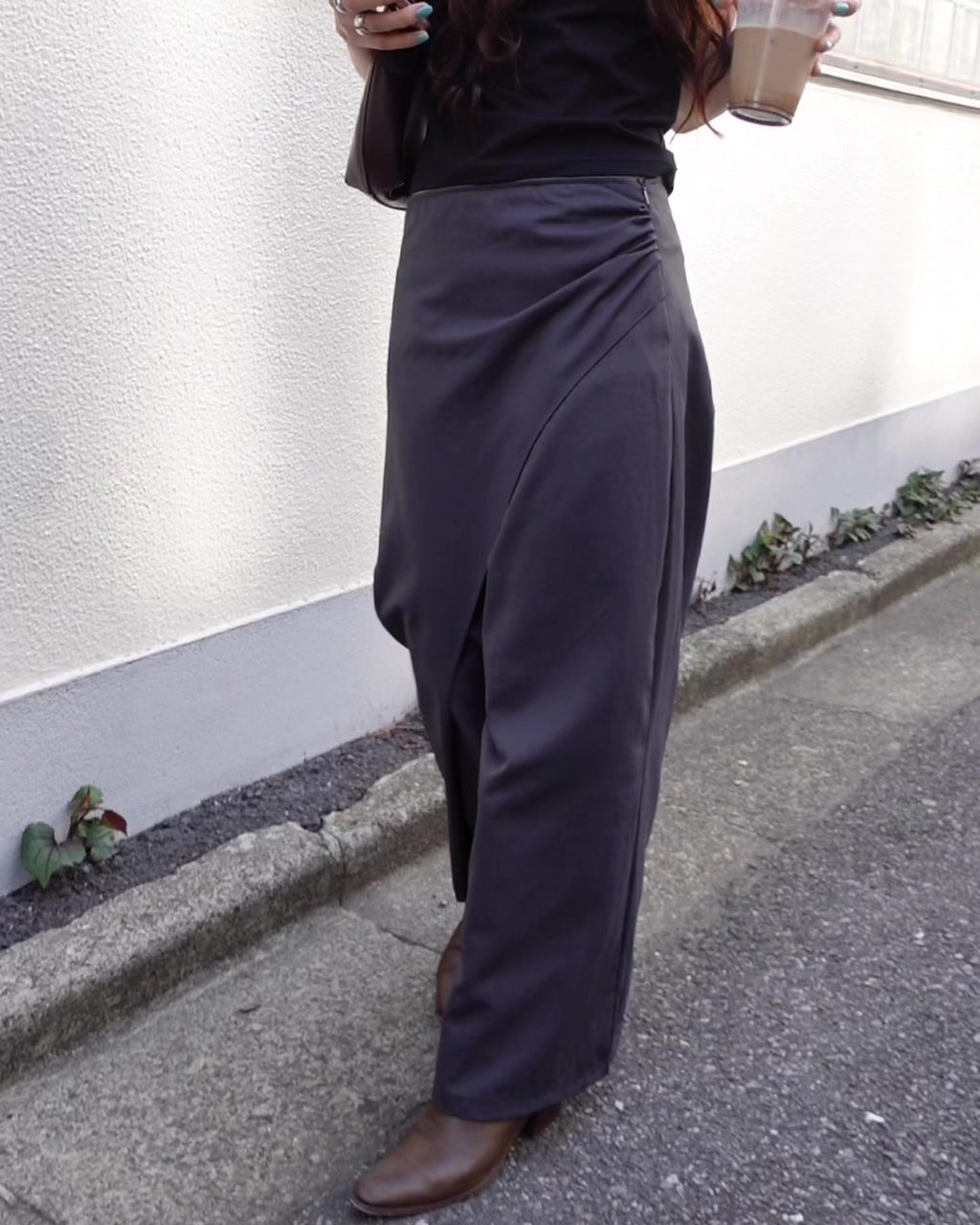 デザインラップスカート