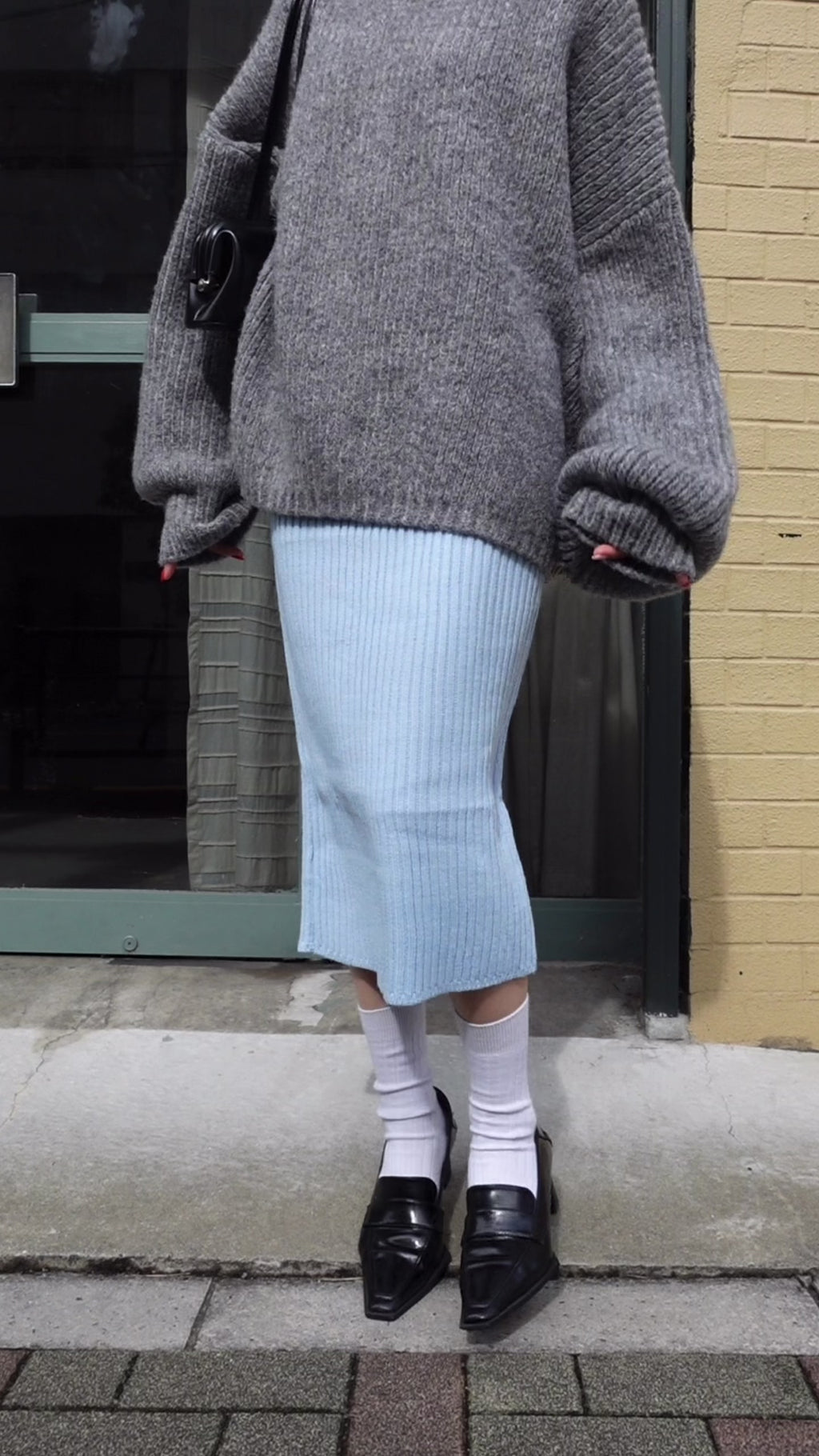 リブミドルスカート