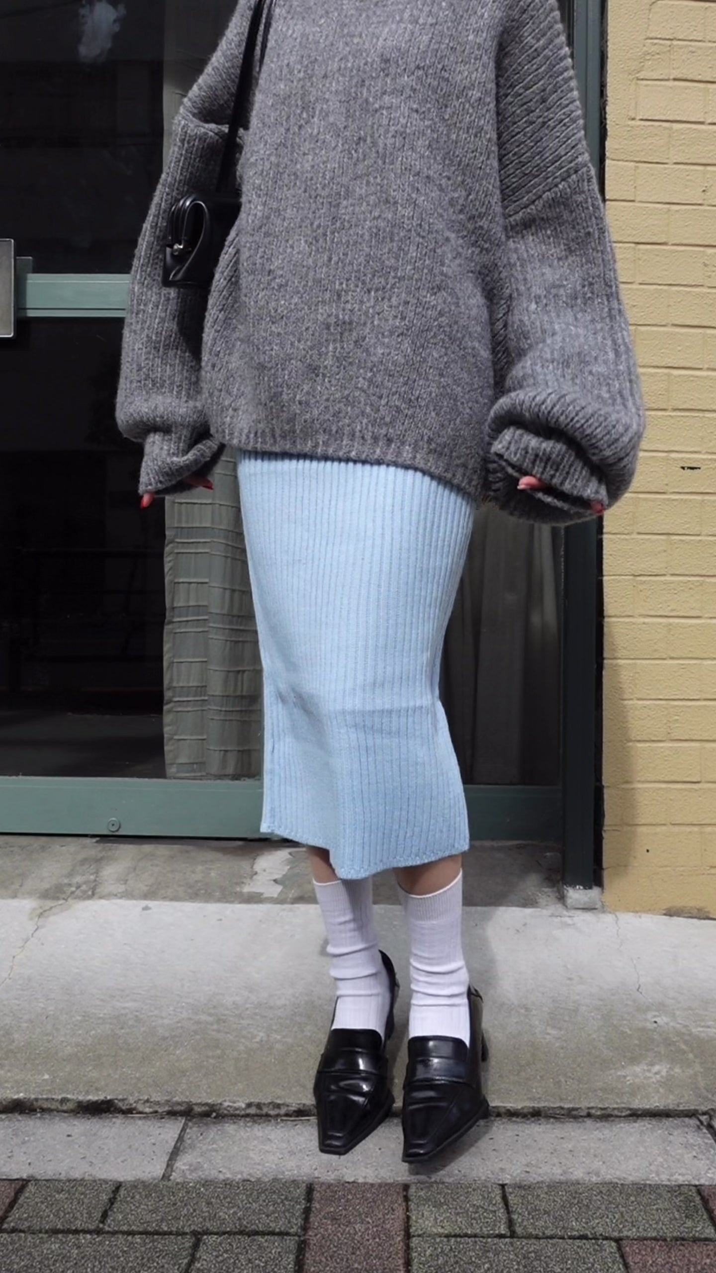 リブミドルスカート