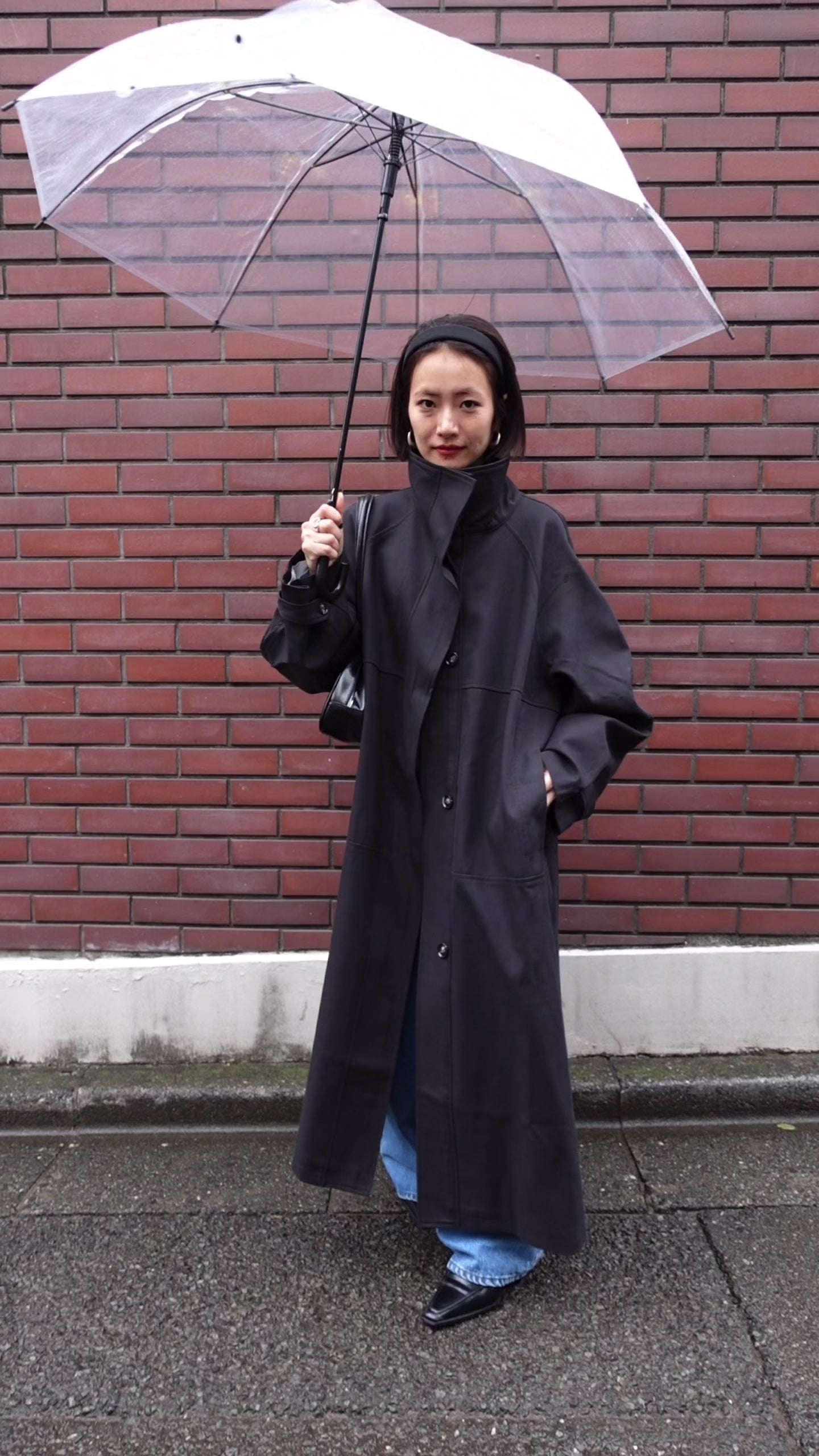 オーバーロングトレンチコート